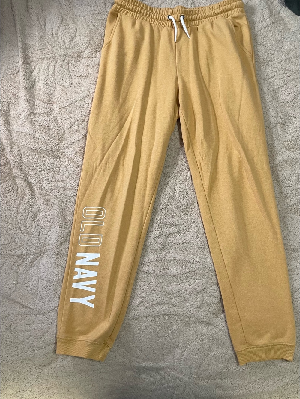 Old Navy Women Mustard Yellow Jogger Sweatpants